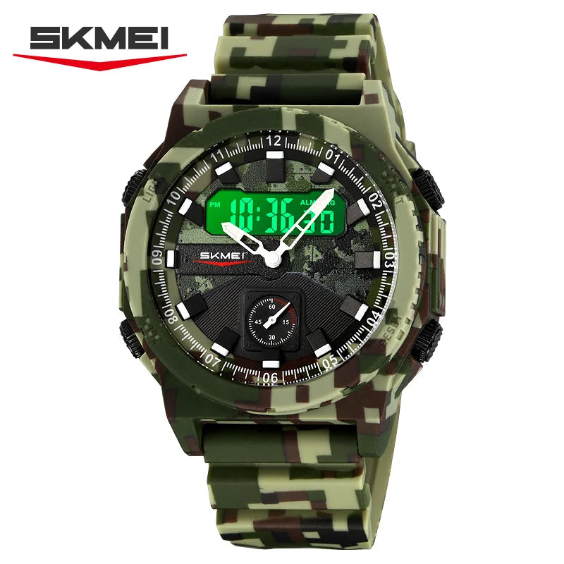 2355 Electronic Watch for Man Fashion Sport Digital Wristwatch 3Time Chronograph Outdoor Waterproof Electronic Clock