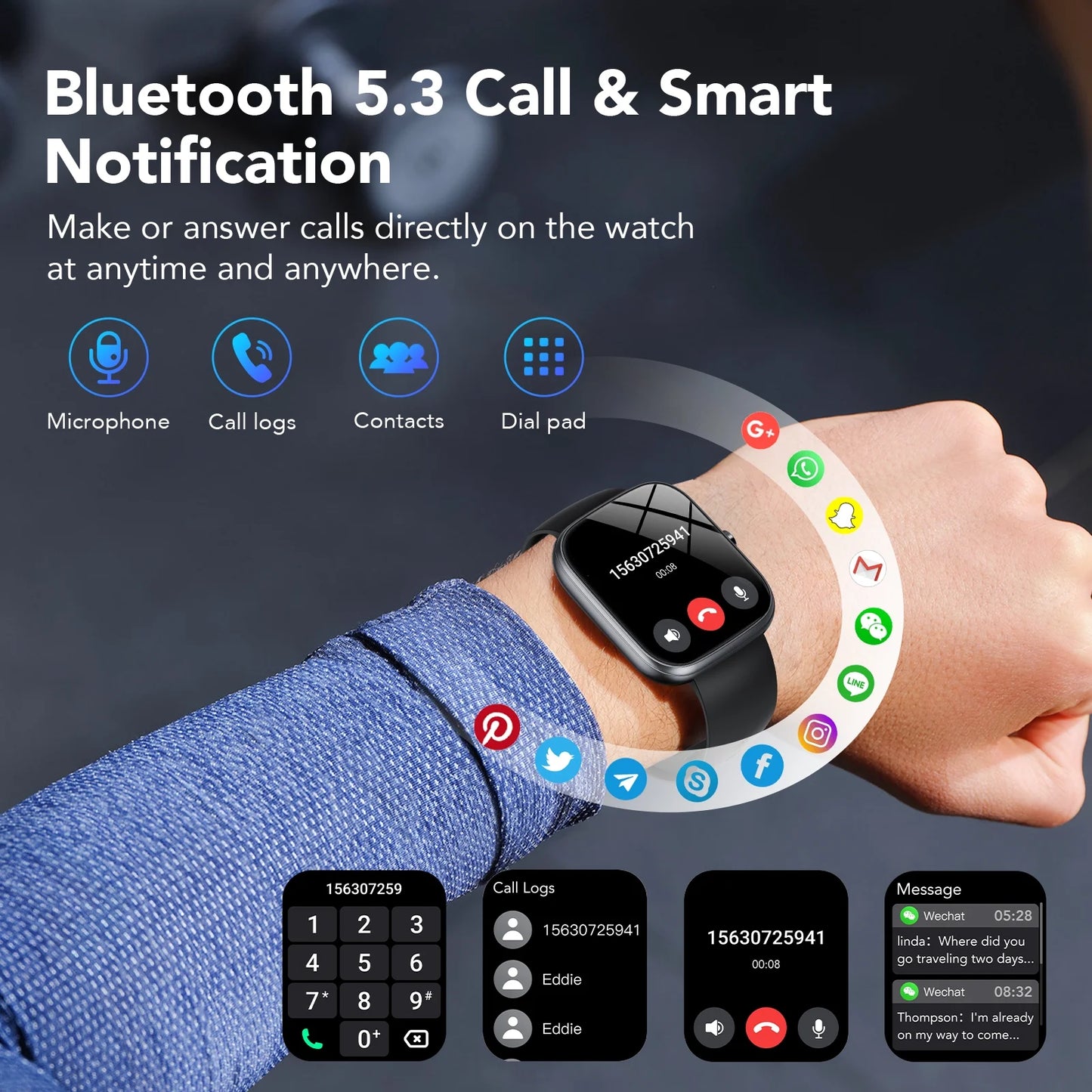 Smart Watch for Android and IPhone