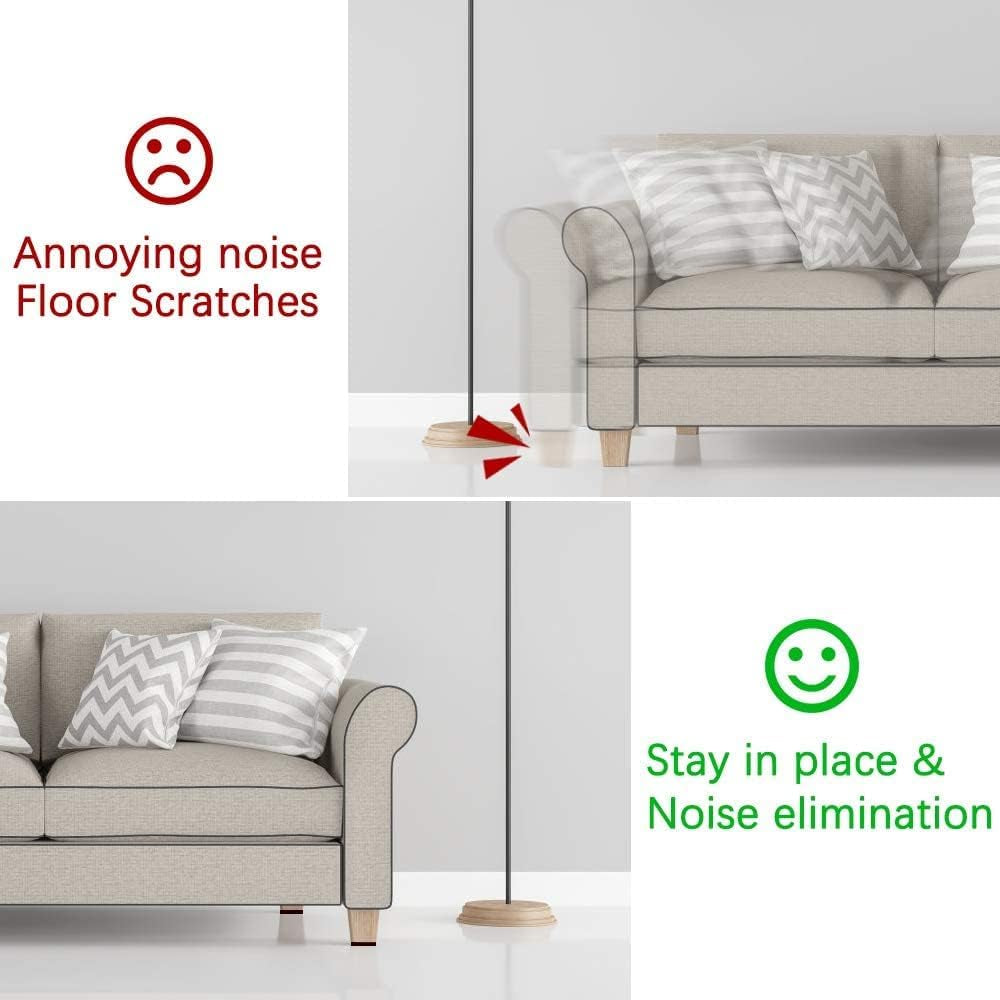 Non Slip Furniture Pads -56 Pcs(1+2)” Furniture Grippers, Non Skid Furniture Legs,Self Adhesive Rubber Furniture Feet, anti Slide Furniture Hardwood Floor Protector for Keep Couch Stoppers