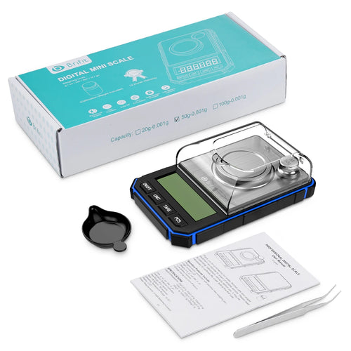 High Precision Professional Electronic Scale 50G/0.001G Digital Gold Jewelry Milligram Scale Mini Electronic Balance Scale