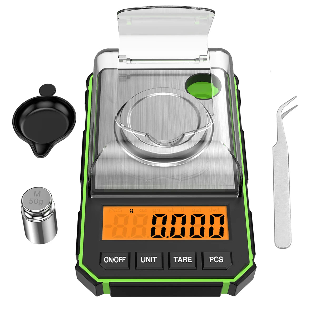 High Precision Professional Electronic Scale 50G/0.001G Digital Gold Jewelry Milligram Scale Mini Electronic Balance Scale