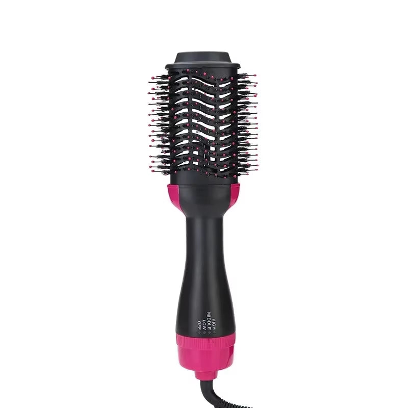 4 in 1 Hot Air Brush Styling Comb One-Step Heating Comb Hair Straightening Brush for Straight Curly Professional Hair Dryers
