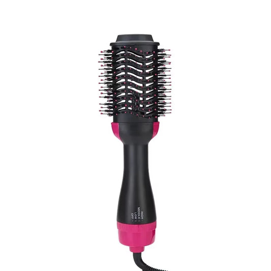4 in 1 Hot Air Brush Styling Comb One-Step Heating Comb Hair Straightening Brush for Straight Curly Professional Hair Dryers