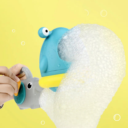 Bubble Machine Baby Bath Toy Creative Bubble Maker with Blowpipe Blower