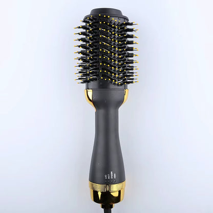 4 in 1 Hot Air Brush Styling Comb One-Step Heating Comb Hair Straightening Brush for Straight Curly Professional Hair Dryers