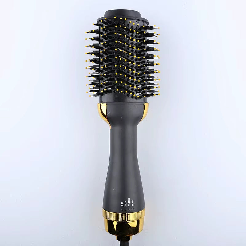 4 in 1 Hot Air Brush Styling Comb One-Step Heating Comb Hair Straightening Brush for Straight Curly Professional Hair Dryers