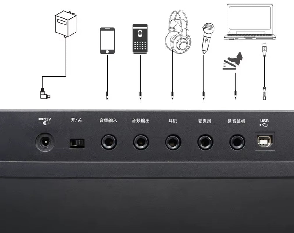 Medeli Electronic Piano M211 Electronic Organ M15 Introduction Children Organ 61KEYS Strength Keyboard
