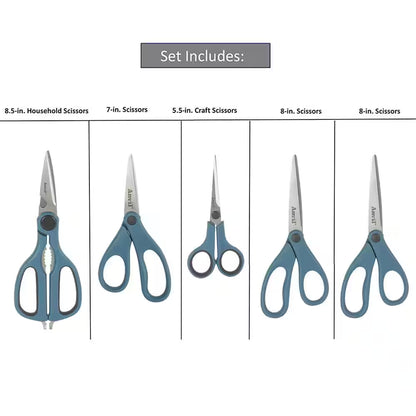 Straight Scissors 5-Piece