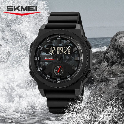 2355 Electronic Watch for Man Fashion Sport Digital Wristwatch 3Time Chronograph Outdoor Waterproof Electronic Clock