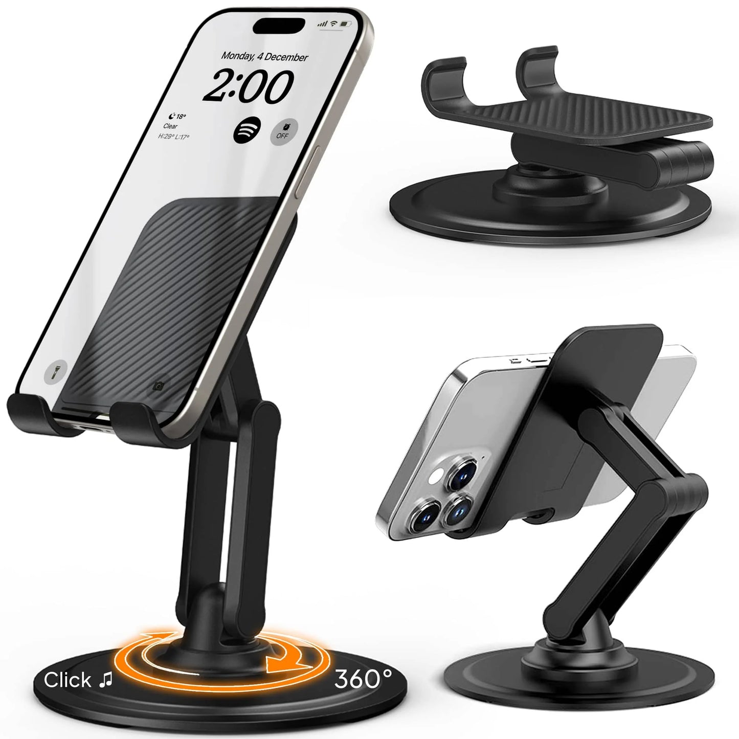 Portable 360 Degree Phone Holder