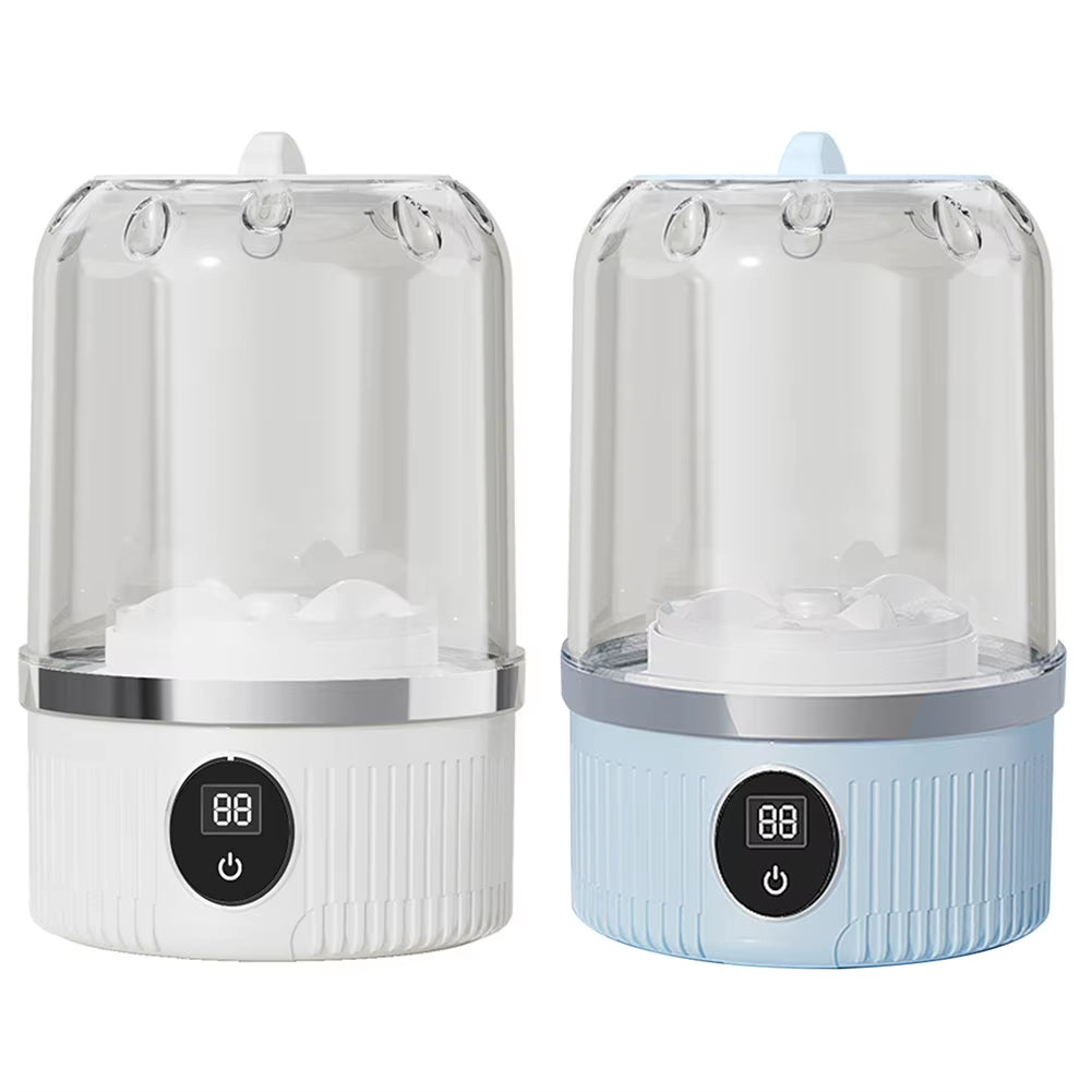 NEW Mini Underwear Washing Machine Fully Automatic Laundry Cup Cordless Portable Underwear Sock Washer Rechargeable for Travel