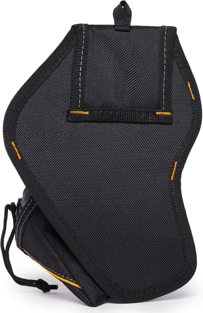 Drill Holster, Heavy-Duty Tool Holster with Cliptech Hub, Adjustable Safety Strap, Bit Pockets, and Rugged 1680D Reinforced Construction for Secure Drill Storage on the Jobsite