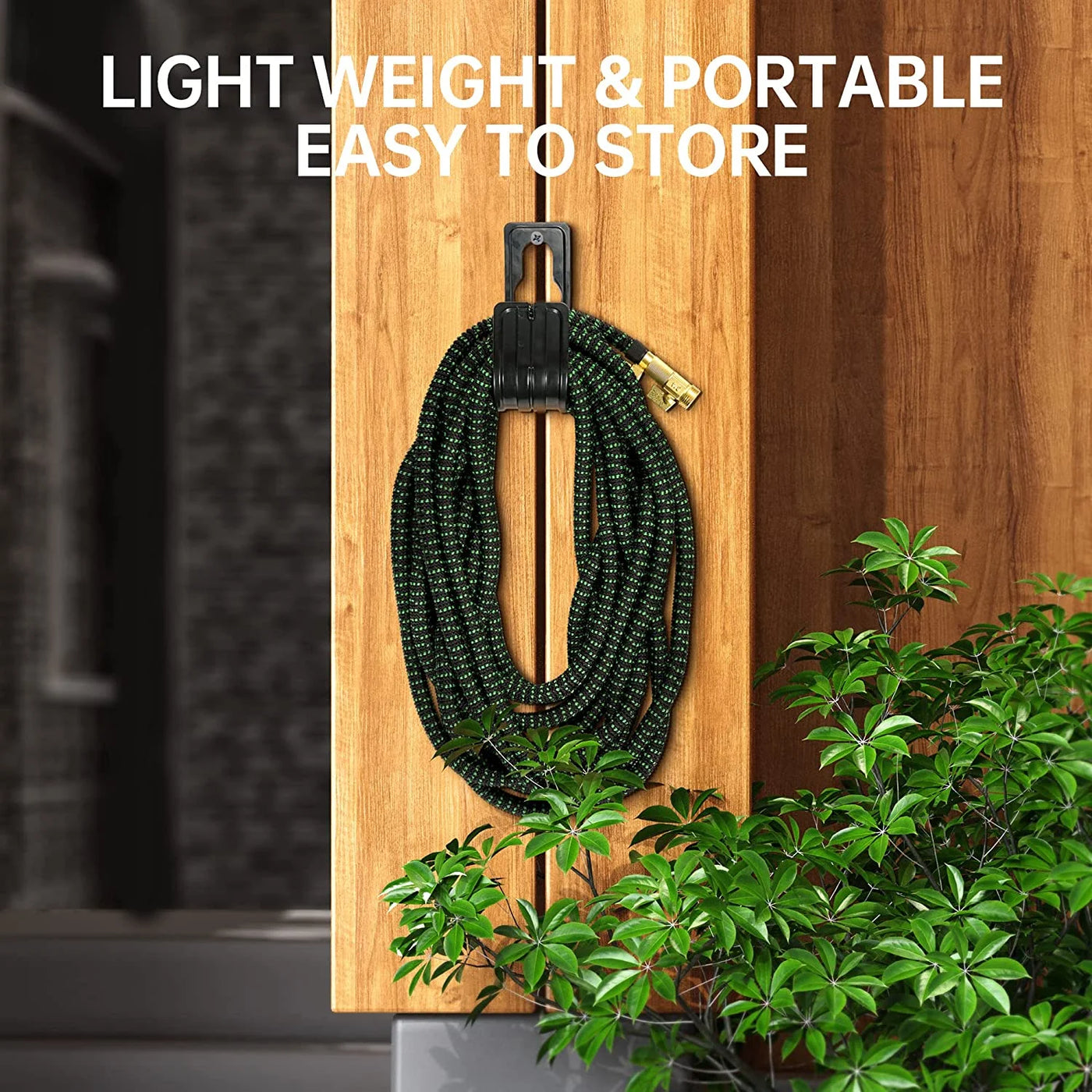 100Ft Expandable Garden Hose Lightweight Flexible Water Hoses Green