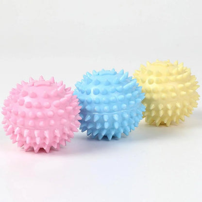 Balls for Dogs Small, Fetch Balls for Dogs Rubber Cute Colors TPR Puppy Toys Dog Toy Balls Dog Toys Spike Ball Dog Chew Toys for Small Dogs Pet Toys for Puppy Teething Toys,Blue