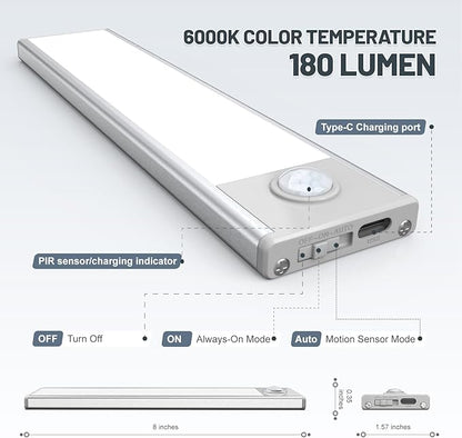 6 Pack LED Motion Sensor Lights