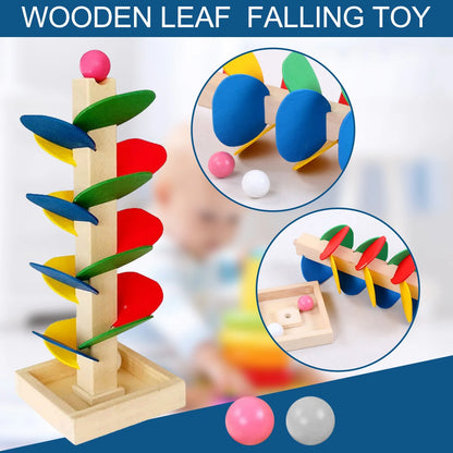 Wooden Ball Drop Toddler Toy, Learning & Developmental Ball Tower, Activity & Educational Toy Preschool Toys & Games