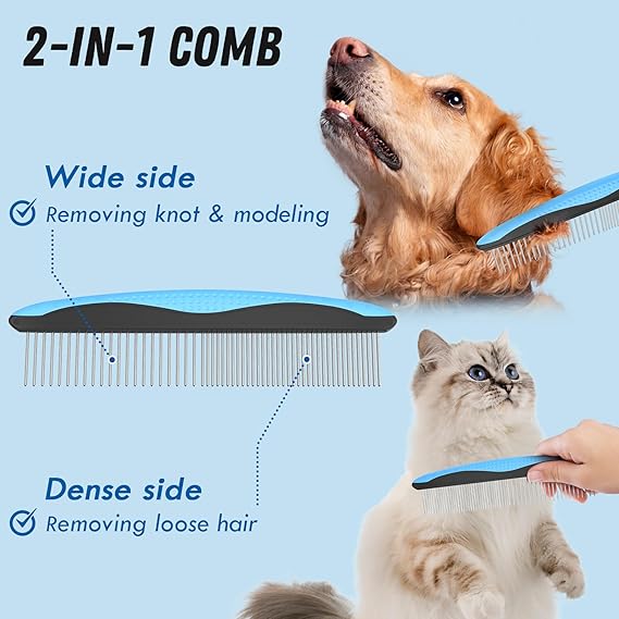 Pet Grooming Combo for Cats and Dogs