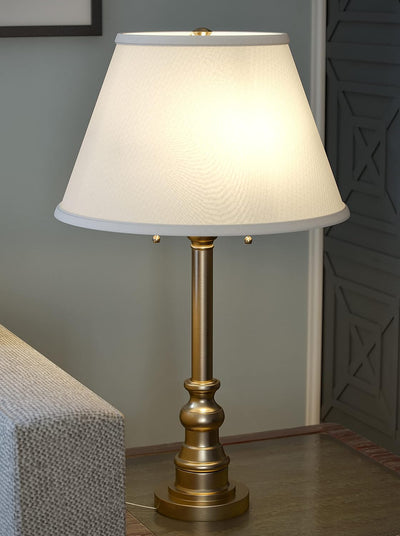 30437AB Spyglass Table Lamp with Antique Brass Finish, Classic Style, 30.5" Height, 17" Width, 17" Depth