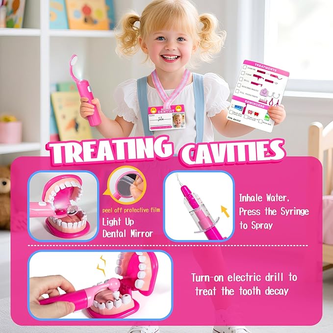 Girls Dentist Play Set