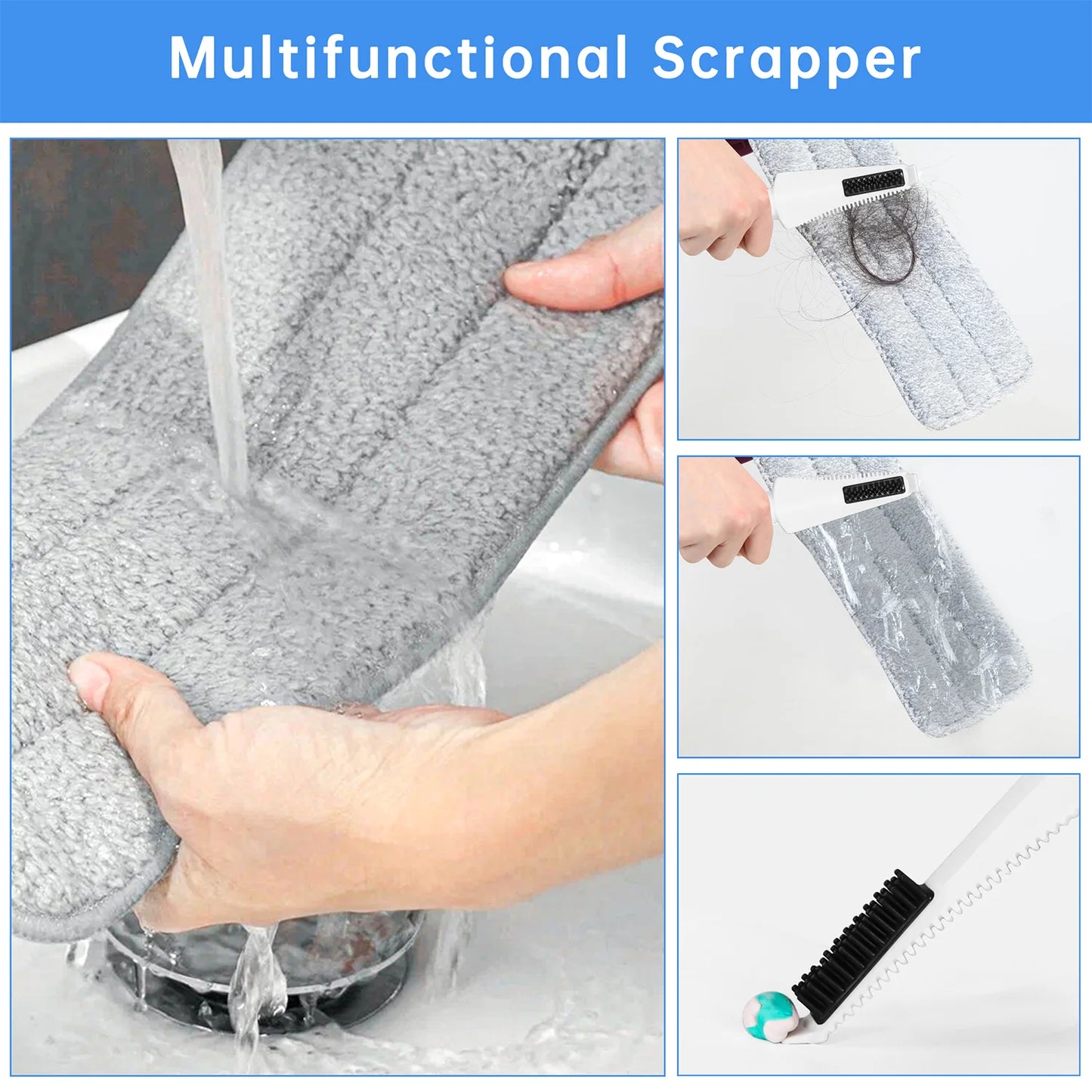 Spray Mop for Floor Cleaning 4pcs
