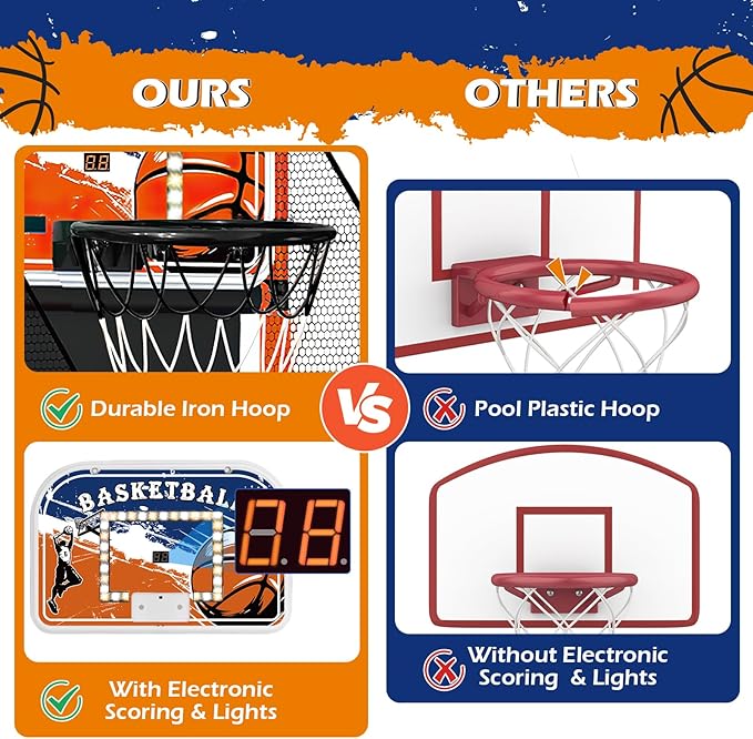 Mini Basketball Arcade Set For Kids