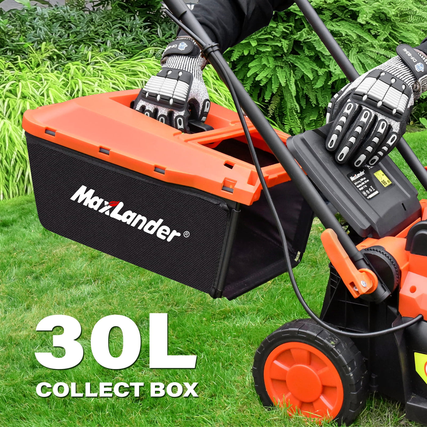 Lawn Mowers  Electric Lawn Mower Cordless (2-In-1),13 Inch 20V Battery Powered Lawn Mower with Brushless Motor, 5-Position Height Adjustment, 1 Pcs 4.0Ah Batteries and Charger Included