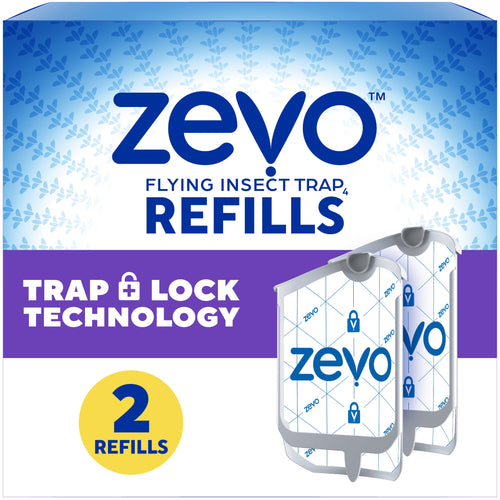 Flying Insect Trap Refill: 2 Indoor Light Trap Refill Cartridges Capture House Flies, Fruit Flies, and Gnats (2 Refill Cartridges)