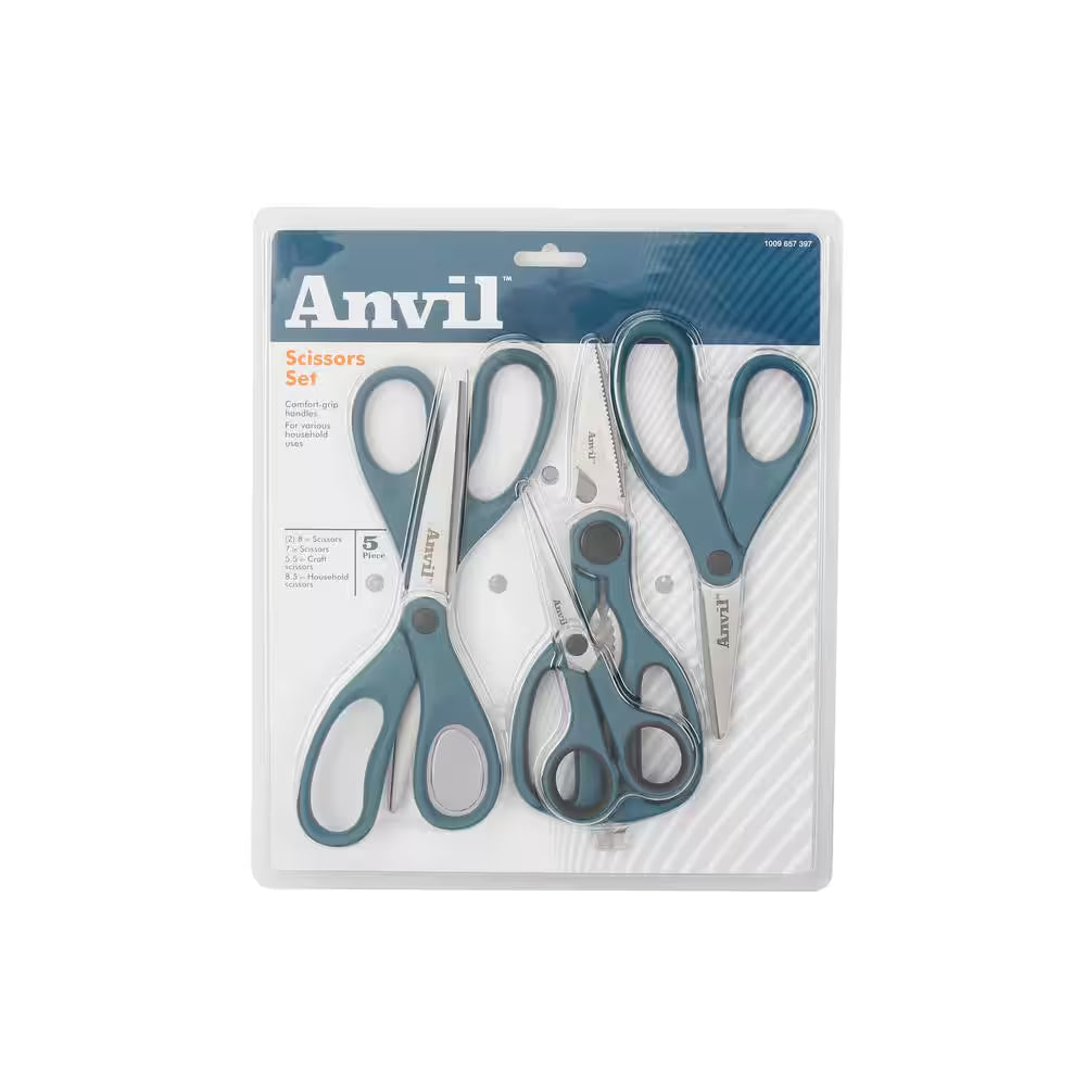 Straight Scissors 5-Piece