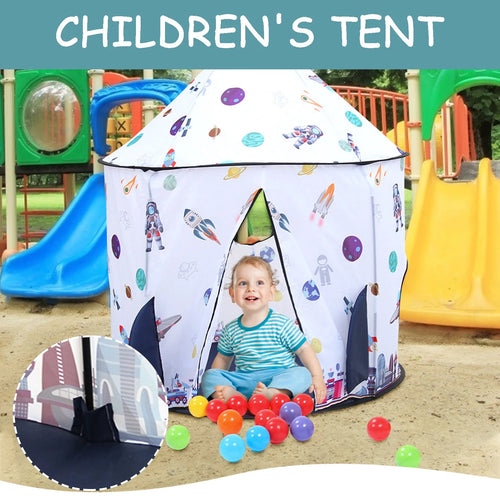 Children'S Tent Indoor Play House Space Indoor Baby Rocket Tent