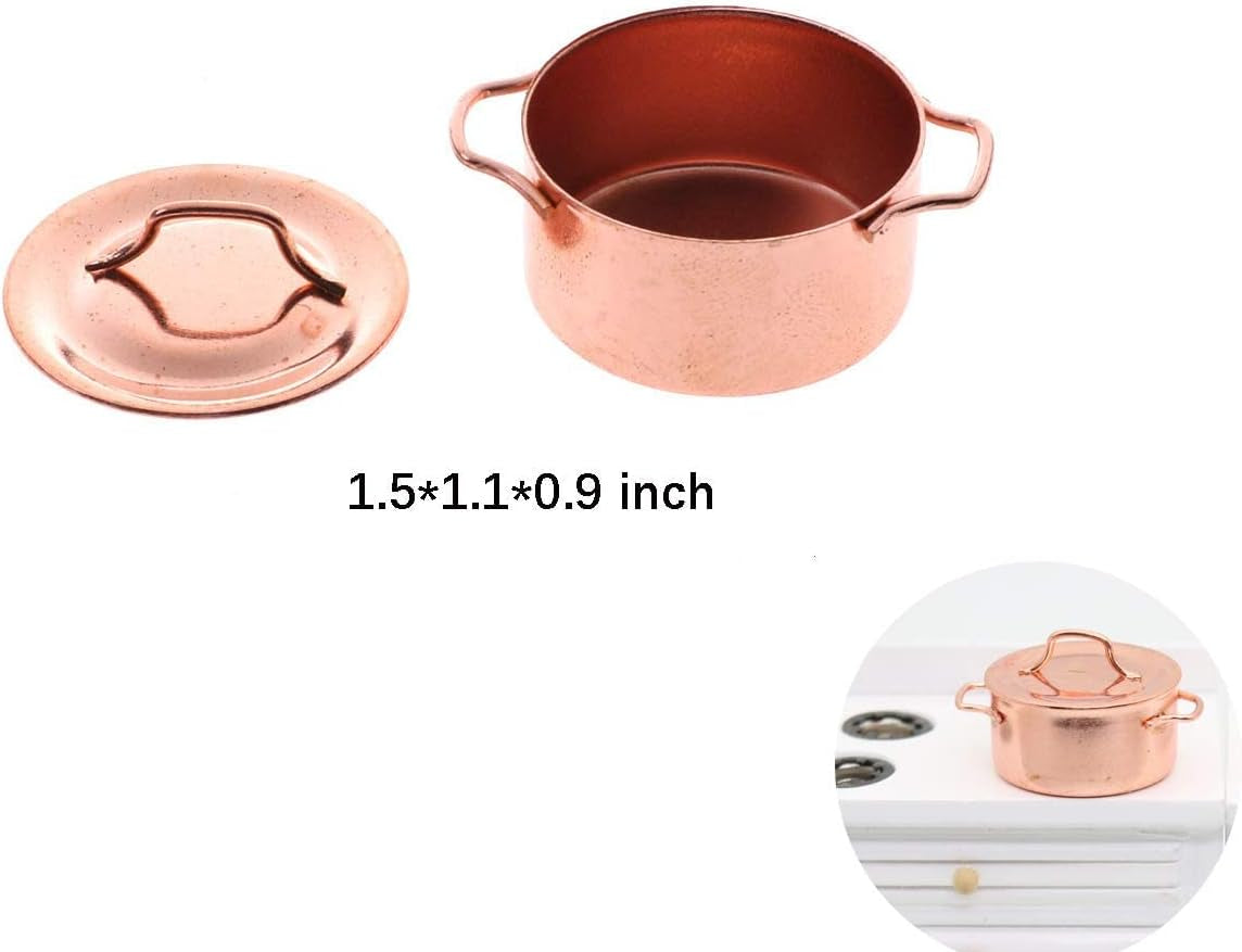 1:12 Scale Mini Wooden Furniture Miniature Kitchen Furniture Set Mini House Accessories Furniture Model for Birthday Gifts