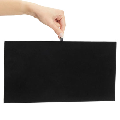 Javale Jewelry Display Tray, Velvet Black, 14", 6 Pack