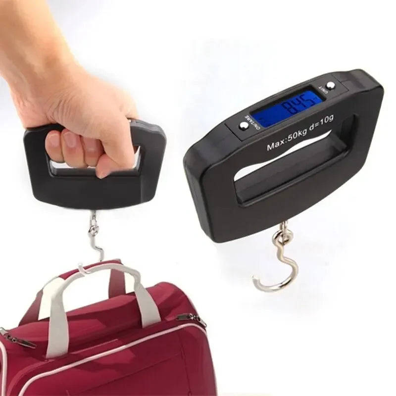 50Kg/10G Digital Luggage Scale Electronic Portable Suitcase Travel Weighs with Backlight Electronic Travel Hanging Scales