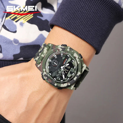 2355 Electronic Watch for Man Fashion Sport Digital Wristwatch 3Time Chronograph Outdoor Waterproof Electronic Clock