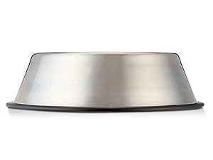 Stainless Steel Non-Skid Pet Dog Water And Food Bowl