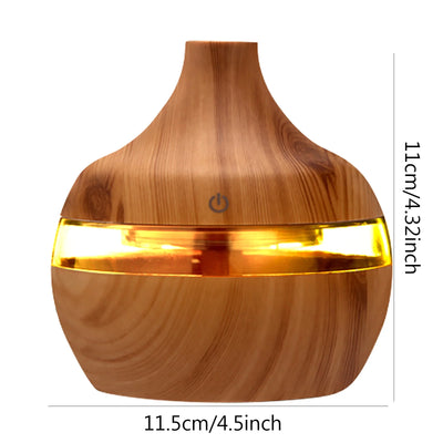 New Portable Aroma Essential Oil Diffuser Led Aroma Aromatherapy Humidifier Cool Mist Humidifier Mini Humidifier for Office, Home, Bedroom
