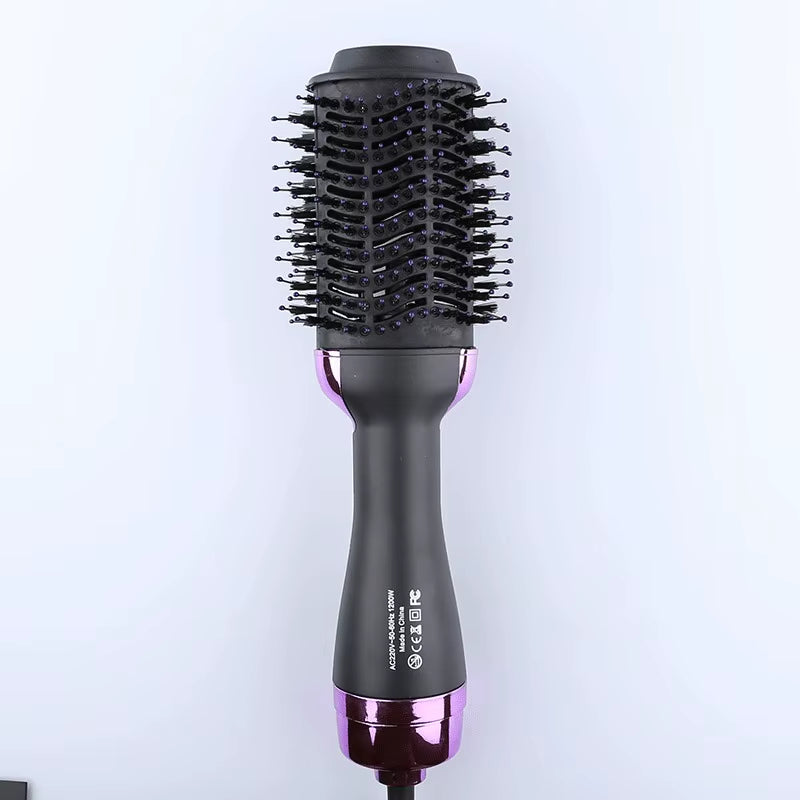 4 in 1 Hot Air Brush Styling Comb One-Step Heating Comb Hair Straightening Brush for Straight Curly Professional Hair Dryers