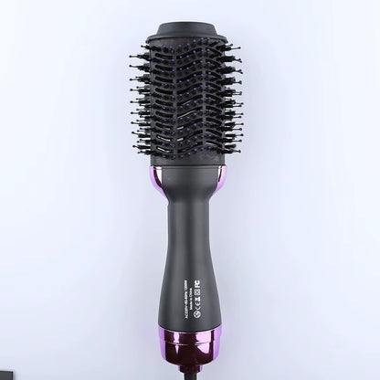 4 in 1 Hot Air Brush Styling Comb One-Step Heating Comb Hair Straightening Brush for Straight Curly Professional Hair Dryers
